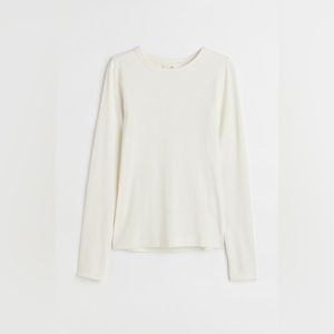 H&M Women’s Ribbed Long Sleeve Top